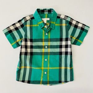 Burberry Plaid Shirt - size 4T